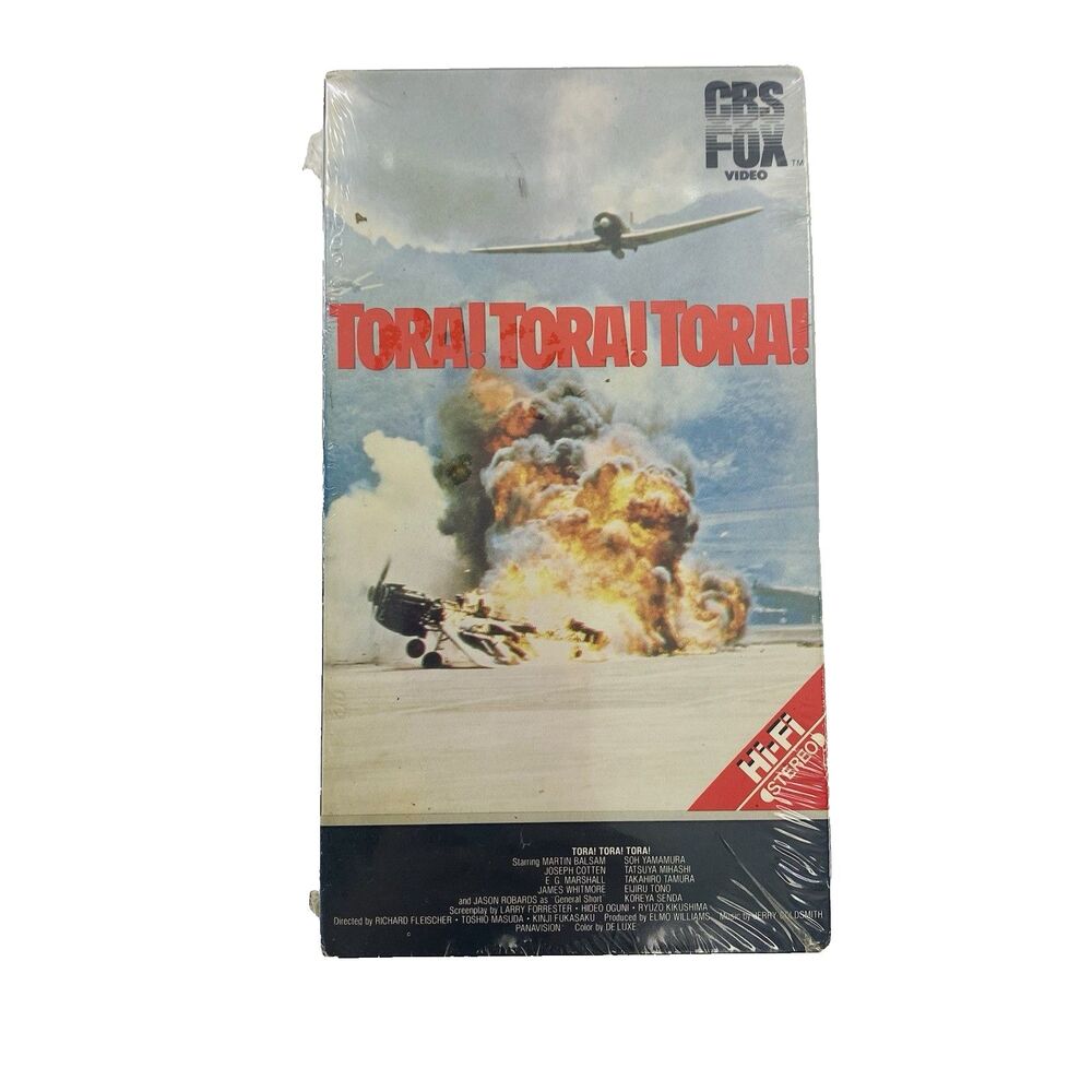 Tora! Tora! Tora! 1970/1984 Vhs Attack On Pearl Harbor World War Two New Sealed